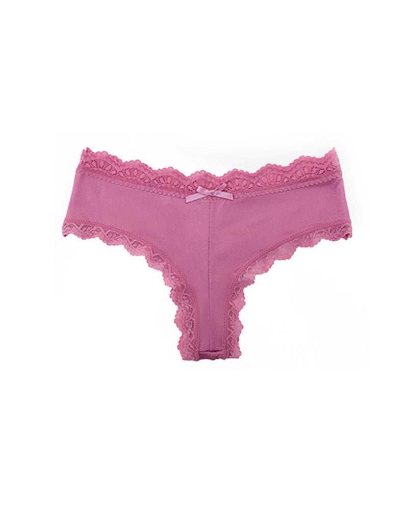 Women's Sexy Comfortable High Elastic Pure Cotton Crotch Lace Breathable Panties
